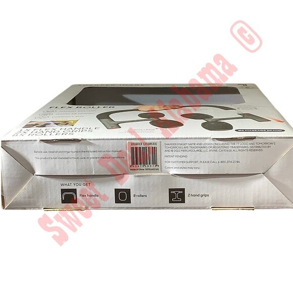 Sharper Image Flex Roller, Modular Massager with 8 Attachments - Picture 4 of 4